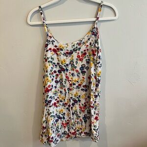 VTG Floral Print Women's Top